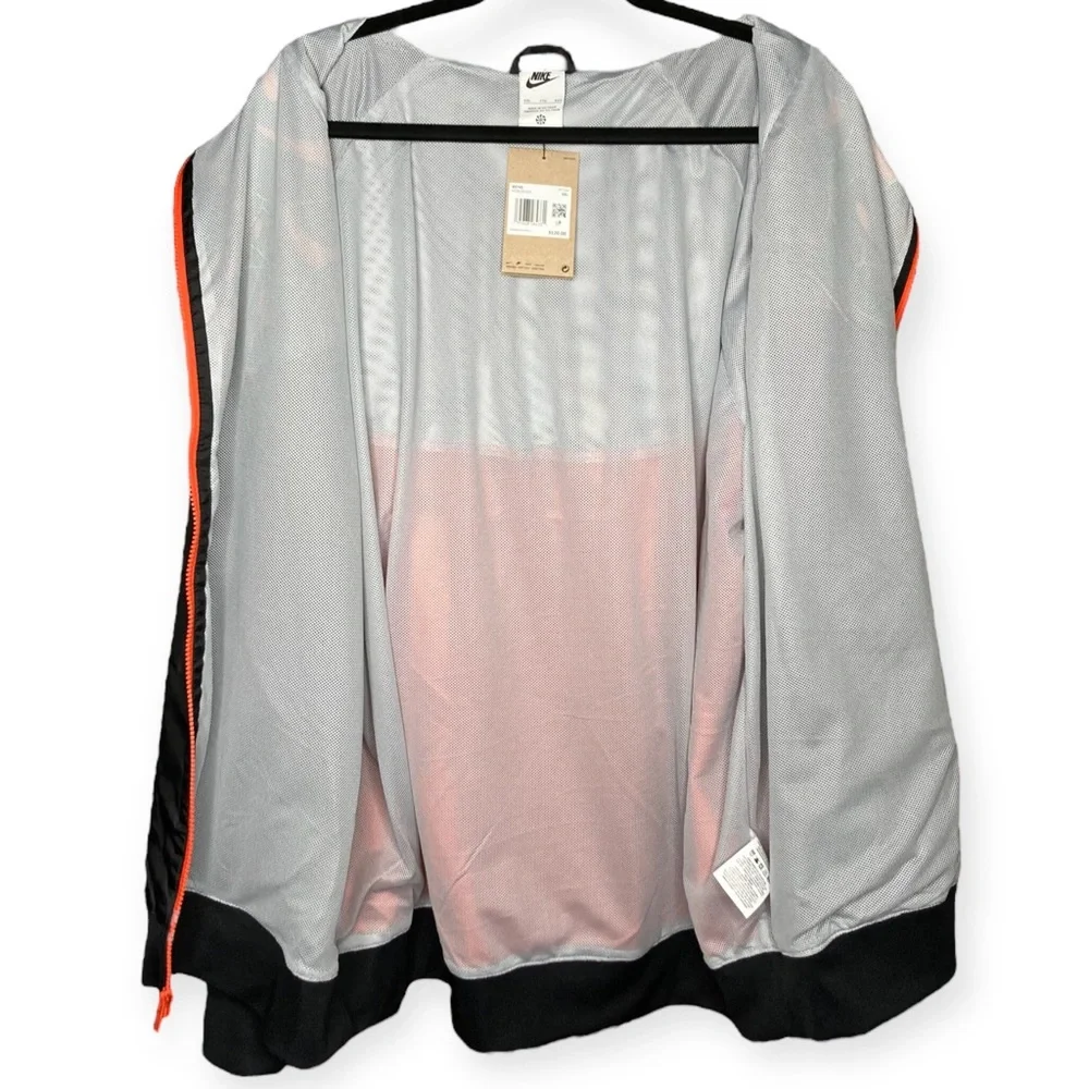 🌼SALE🌼 Nike 2XL XXL Go The Extra Smile Windbreaker Anorak Jacket DQ3526 010 - Picture 6 of 16